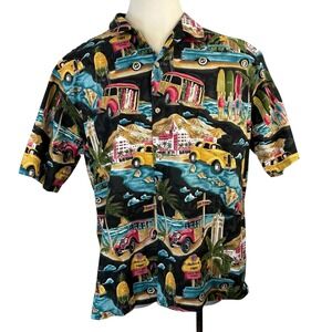 RJC LTD Hawaii Hawaiian Shirt Mens 3XL‎ Surfboard Car Vacation Aloha